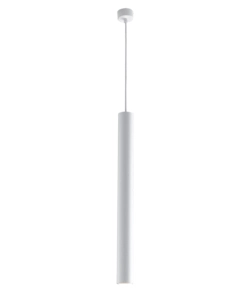 LAMPADA A SOSPENSIONE "FLUKE" BIANCA, H 127CM